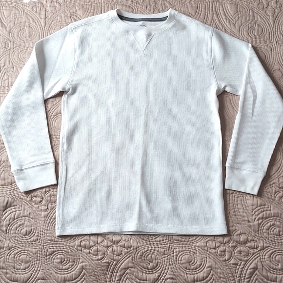 BOYS WHITE FADED GLORY UNDERWEAR SHIRT - Picture 5 of 7